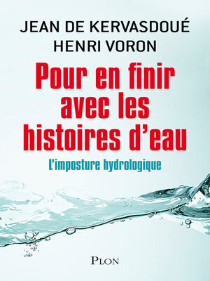 cover image of Pour en finir avec les histoires d'eau